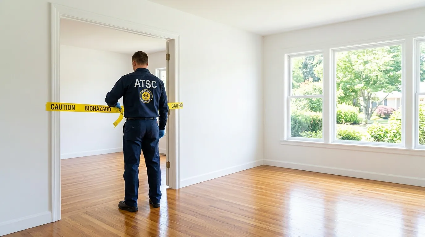 Certified biohazard cleanup crew performing Crime Scene Cleanup in Bridgeview